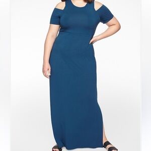 Athlete Isla Maxi long blue dress size small